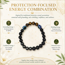 Bhairav Raksha Black Shield Bracelet