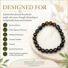 Bhairav Raksha Black Shield Bracelet