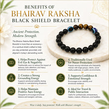 Bhairav Raksha Black Shield Bracelet