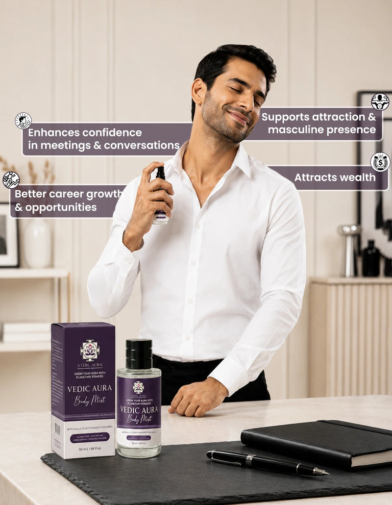 Vedic Aura Body Mist for Men – Confidence in Every Spray
