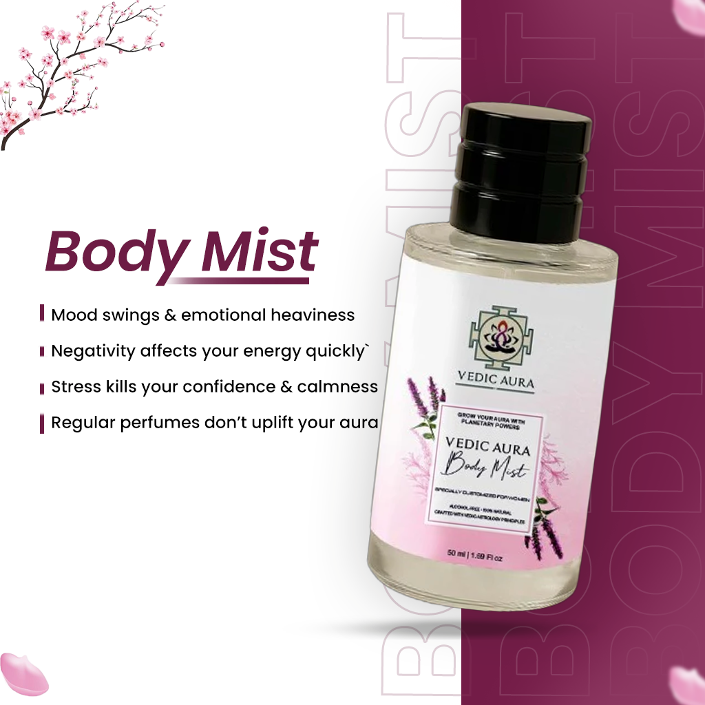 Vedic Aura Body Mist for Women – Experience Divine Fragrance and Planetary Harmony